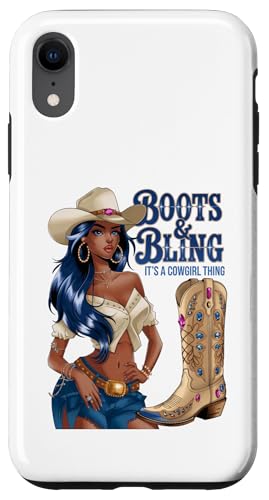 Black Cowgirl Melanin - Boots & Bling It's a Cowgirl Thing Hülle für iPhone XR Black Cowgirl Melanin - Boots & Bling It's a Cowgirl Thing Hülle für iPhone XR von Black History Texas African American Cowgirl South