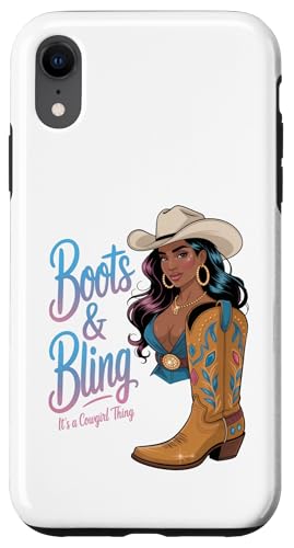 Black Cowgirl Melanin - Boots & Bling It's a Cowgirl Thing Hülle für iPhone XR Black Cowgirl Melanin - Boots & Bling It's a Cowgirl Thing Hülle für iPhone XR von Black History Texas African American Cowgirl South