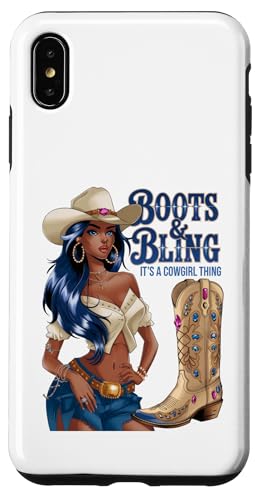 Black Cowgirl Melanin - Boots & Bling It's a Cowgirl Thing Hülle für iPhone XS Max Black Cowgirl Melanin - Boots & Bling It's a Cowgirl Thing Hülle für iPhone XS Max von Black History Texas African American Cowgirl South