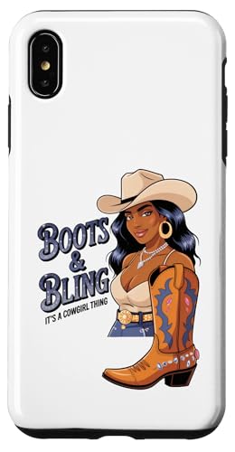 Black Cowgirl Melanin - Boots & Bling It's a Cowgirl Thing Hülle für iPhone XS Max von Black History Texas African American Cowgirl South