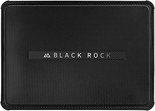 Black Rock - 12 Zoll Case Hülle Tasche Sleeve kompatibel für Geräte bis 12 Zoll I Laptop, Tablet, iPad, universal, Karbon, Spritzwasser geschützt, Magnetverschluss, Rundumschutz (Flex Carbon Schwarz) von Black Rock