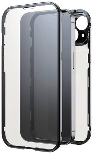 Black Rock 360° Glass Cover Apple iPhone 15 Schwarz Induktives Laden, Stoßfest von Black Rock