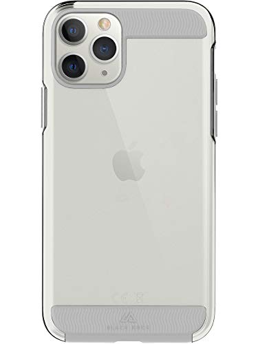 Black Rock - Air Robust Case Hülle für Apple iPhone 11 Pro Max | transparent, starker Schutz, Aufprallschutz (Grau/Transparent) von Black Rock