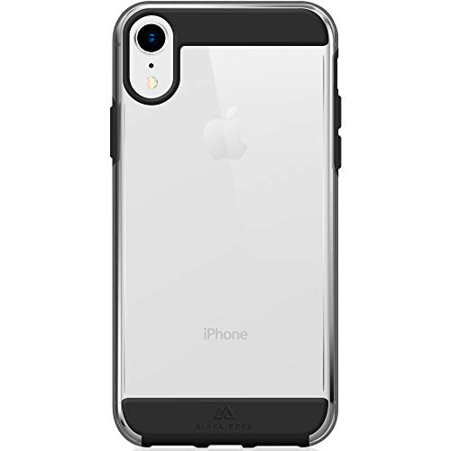 Black Rock - Air Robust Case Hülle kompatibel mit Apple iPhone XR I durchsichtiges Cover, TPU, dünn, kabellos Laden, Aufprallschutz (Transparent) von Black Rock