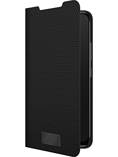 Black Rock - Hülle 360 Grad Glass Case Passend für Samsung Galaxy S21 FE 5G I Handyhülle, Magnet Verschluss, Durchsichtig (Transparent mit schwarzem Rahmen) von Black Rock