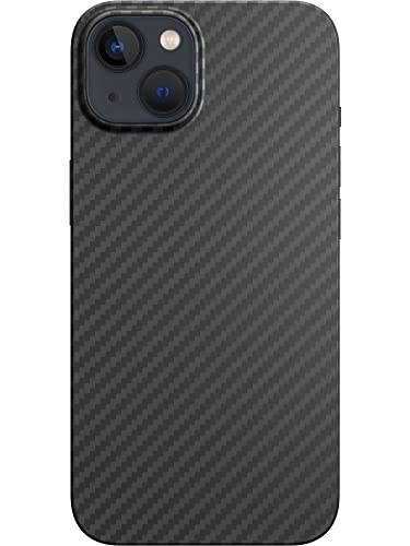 Black Rock - Hülle Carbonhülle Case Ultra Dünn Passend für Apple iPhone 14 | Aramid Handyhülle, Fiber Cover, Kabellos Laden, Premium (Schwarz) Black Rock - Hülle Carbonhülle Case Ultra Dünn Passend für Apple iPhone 14 | Aramid Handyhülle, Fiber Cover, Kabellos Laden, Premium (Schwarz) von Black Rock