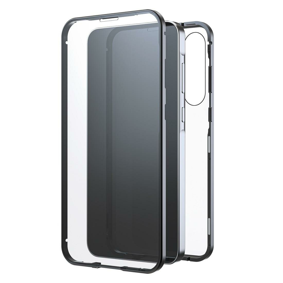 Black Rock Cover "360° Glass" für Samsung Galaxy A55, Schwarz (00226351) von Black Rock
