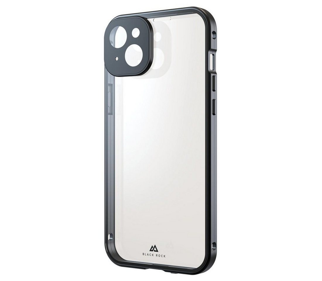 Black Rock Handyhülle 360° Glass Handyhülle für iPhone 16 Plus, Schwarz Metallcover von Black Rock