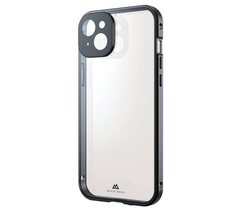 Black Rock Handyhülle 360° Glass Handyhülle für iPhone 16 Plus, Schwarz Metallcover von Black Rock