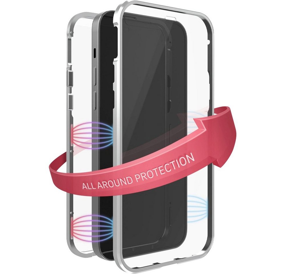 Black Rock Handyhülle Black Rock 360° Glass Cover Apple iPhone 13 Mini Silber 1160TGC08 Black Rock Handyhülle Black Rock 360° Glass Cover Apple iPhone 13 Mini Silber 1160TGC08 von Black Rock