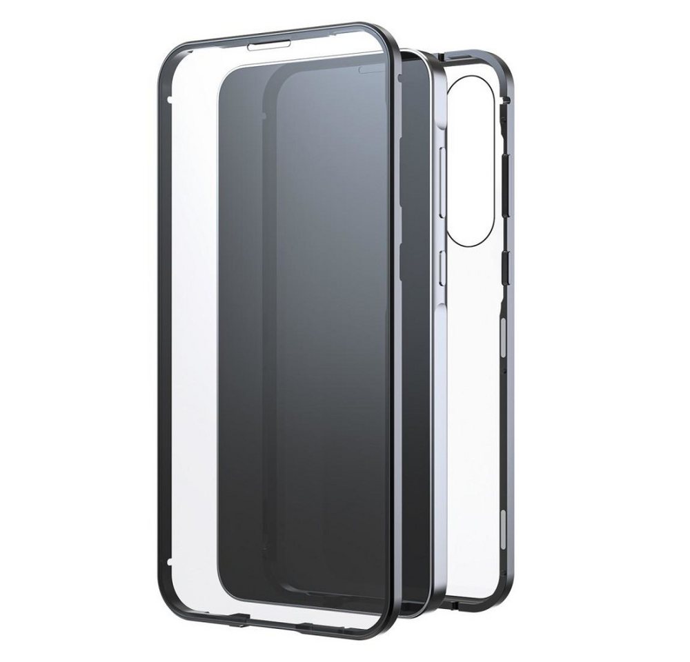Black Rock Handyhülle Cover "360° Glass" für Samsung Galaxy A55, Schwarz (00226351) von Black Rock