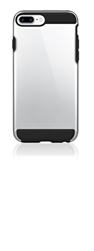 Black Rock - Handyhülle Robust Protective Case Hülle Passend für Apple iPhone 6 Plus/6S Plus/7 Plus/8 Plus I Schutzhülle Dünn, Durchsichtig, TPU Cover (Schwarz) von Black Rock