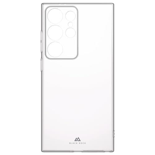 Black Rock Handyhülle für Samsung Galaxy S24 Ultra (Wireless Charging kompatibel, slim, ultraslim, hochwertiges Cover, flexibel, Hülle für Samsung Galaxy, Case) transparent von Black Rock