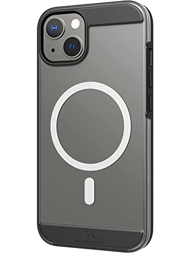 Black Rock - Hülle Air Robust Case Passend für Apple iPhone 13 I Handyhülle MagSafe Kompatibel, Transparent, Durchsichtig, Dünn (Schwarz) von Black Rock