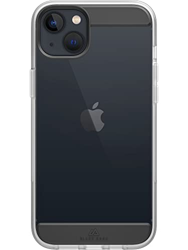 Black Rock - Hülle Air Robust Case Passend für Apple iPhone 14 Plus I Handyhülle, Transparent, Durchsichtig, Dünn (Schwarz) von Black Rock