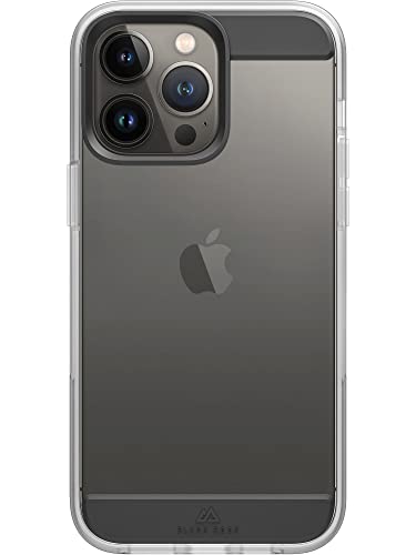 Black Rock - Hülle Air Robust Case Passend für Apple iPhone 14 Pro Max I Handyhülle, Transparent, Durchsichtig, Dünn (Schwarz) von Black Rock