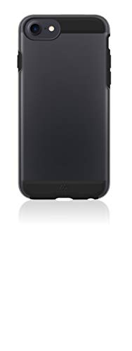 Black Rock - Hülle Air Robust Case passend für Apple iPhone SE 2022 2020 6/ 6S/ 7/ 8I Handyhülle, Durchsichtig, Clear, Dünn (Schwarz) von Black Rock