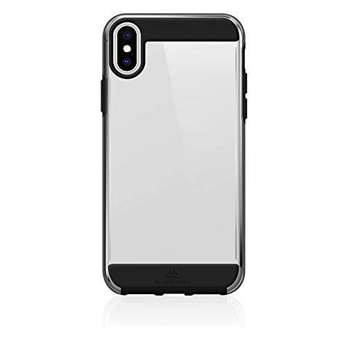 Black Rock - Hülle Air Robust Case passend für Apple iPhone XS Max I Handyhülle, Transparent, Durchsichtig, Dünn (Schwarz) von Black Rock