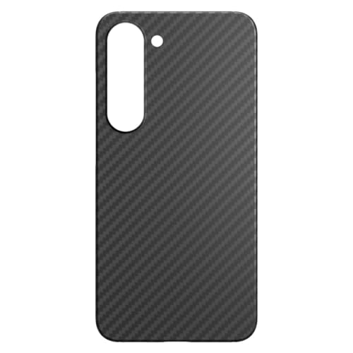 Black Rock - Hülle Carbonhülle Case Ultra Dünn Passend für Samsung Galaxy S23 | Aramid Handyhülle, Fiber Cover, Kabellos Laden, Premium (Schwarz) von Black Rock