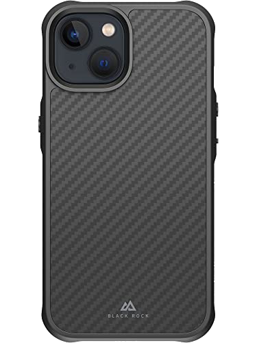 Black Rock - Hülle Carbonhülle Robust Case Real Carbon Passend für Apple iPhone 14 I Karbon Handyhülle, Fiber Cover (Carbon Schwarz) von Black Rock