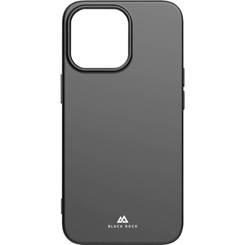 Black Rock - Hülle Fitness Silikonhülle Case Passend für Apple iPhone 13 Pro I Handyhülle, Silikon, Dünn, Rutschfest (Schwarz) von Black Rock