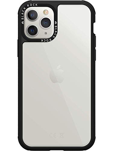 Black Rock - Hülle Handyhülle Robust Transparent Case Passend für Apple iPhone 11 Pro Max I Schutzhülle, Clear Cover (Schwarz) von Black Rock