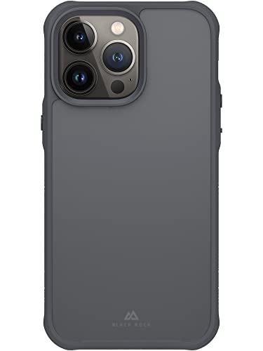 Black Rock - Hülle Robust Case Passend für Apple iPhone 14 Pro Max I Handyhülle Kameraschutz, Stoßfest, Kratzfest, Hardcase, Matt, Slim (Grau) von Black Rock