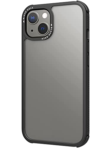 Black Rock - Hülle Robust Transparent Case Passend für Apple iPhone 13 I Handyhülle Transparent, Durchsichtig, Clear (Schwarz) von Black Rock