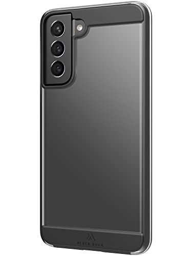 Black Rock - Hülle Transparente Case Passend für Samsung Galaxy S21 FE 5G I Air Robust Handyhülle, Durchsichtig, Dünn (Schwarz) von Black Rock
