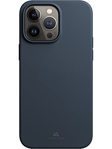 Black Rock - Hülle Urban Case Silikonhülle Passend für Apple iPhone 14 Pro Max I Handyhülle, Silikon, Dünn, rutschfest (Dunkelblau) von Black Rock