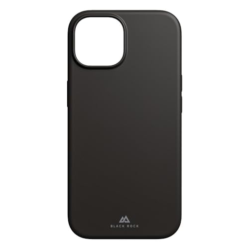 Black Rock Hülle für iPhone 15 (Wireless Charging kompatibel, Slim, ultraslim, Stabiler Rahmen, hochwertiges Cover, Handyhülle für iPhone 15, Case, Silikonhülle, Silikon) schwarz von Black Rock
