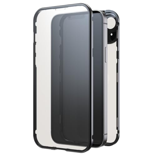 Black Rock Hülle für iPhone 15 Plus (Metallrahmen, 360° Rundumschutz, Wireless Charging kompatibel, ultradünn, Slim, Magnet, Cover, Handyhülle für iPhone 15 Plus, Case, Handycase) schwarz von Black Rock