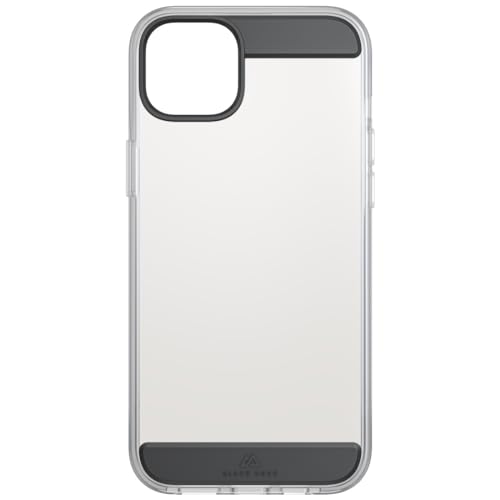 Black Rock Hülle für iPhone 15 Plus (Slim, TPU, TPU Polster, robust, stoßdämpfend, antibakteriell, durchsichtig, transparent, Cover, Handyhülle für iPhone 15 Plus, Case, Handycase) schwarz von Black Rock