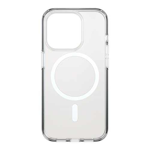 Black Rock Hülle für iPhone 15 Pro (MagSafe kompatibel, slim, TPU, robust, stoßdämpfend, antibakteriell, durchsichtig, Cover, Handyhülle für iPhone 15 Pro, Case, Handycase) transparent von Black Rock