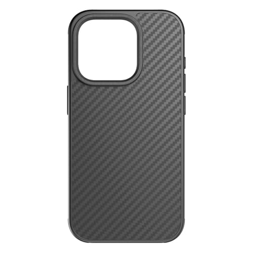 Black Rock Hülle für iPhone 15 Pro (stoßdämpfend, Schutz vor Sturzschäden, Antirutsch Struktur, Kratzschutz, Cover, Handyhülle für iPhone 15 Pro, Case, Handycase, elegante Hülle) schwarz von Black Rock