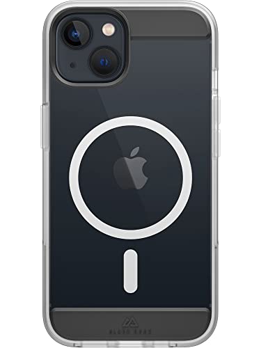 Black Rock - Hülle Mag Air Case Passend für Apple iPhone 14 I Handyhülle MagSafe Kompatibel, Transparent, Durchsichtig, Dünn (Schwarz) von Black Rock