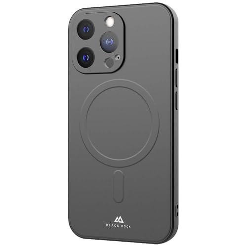 Black Rock - Hülle Silikonhülle Case Passend für Apple iPhone 12/12 Pro I Magsafe kompatibel Handyhülle, Transparent, Durchsichtig, Silikon (Schwarz) Black Rock - Hülle Silikonhülle Case Passend für Apple iPhone 12/12 Pro I Magsafe kompatibel Handyhülle, Transparent, Durchsichtig, Silikon (Schwarz) von Black Rock