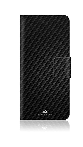 Black Rock 'Material Flex Carbon' Schutzhülle (für Samsung Galaxy S8, Slim Design, aus Kunststoff, idealer Schutz, Mikrofaser, PU (PU), 180° oder 360° Schutz) schwarz von Black Rock