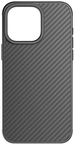 Black Rock Robust Carbon Cover Apple iPhone 15 Pro Max Schwarz Stoßfest von Black Rock