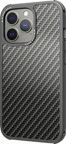 Black Rock Robust Real Carbon Cover Apple iPhone 13 Pro Schwarz von Black Rock