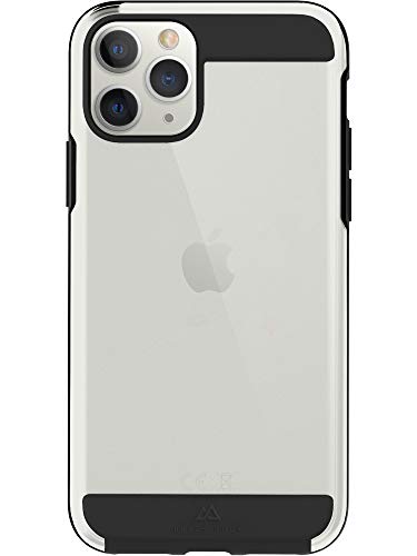 Black Rock – Schutz-Hülle Air Robust Case für Apple iPhone 11 Pro Max I Starker Schutz, Aufprall-Schutz (Transparent mit Schwarzem Rahmen) von Black Rock