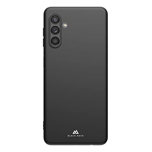 Black Rock - Silikonhülle Hülle Fitness Case Passend für Samsung Galaxy A13 4G I Handyhülle, Silikon, Dünn, Rutschfest (Schwarz) von Black Rock