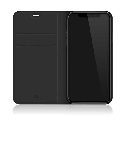 Black Rock - The Standard Booklet Case Hülle kompatibel mit Apple iPhone XS Max | Handyhülle, magnetisch, Standfunktion, Schutzhülle, Silikon, Soft, TPU, Cover (Schwarz) von Black Rock