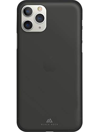 Black Rock - Ultra Thin Iced Case Hülle für Apple iPhone 11 Pro Max I halb-transparent, dünn, schlank, kabelloses Laden (Schwarz) von Black Rock