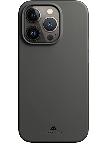 Black Rock - Hülle Urban Case Silikonhülle Passend für Apple iPhone 14 Pro I Handyhülle, Silikon, Dünn, rutschfest (Grau) von Black Rock
