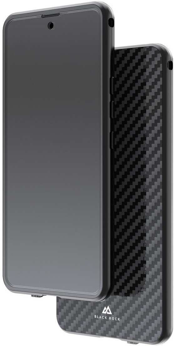 Cover 360° Glass für Galaxy A54 5G real carbon von Black Rock