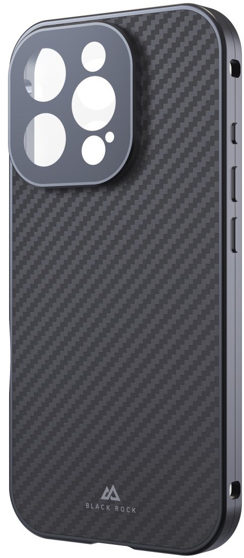Cover 360° Glass für iPhone 16 Pro real carbon von Black Rock