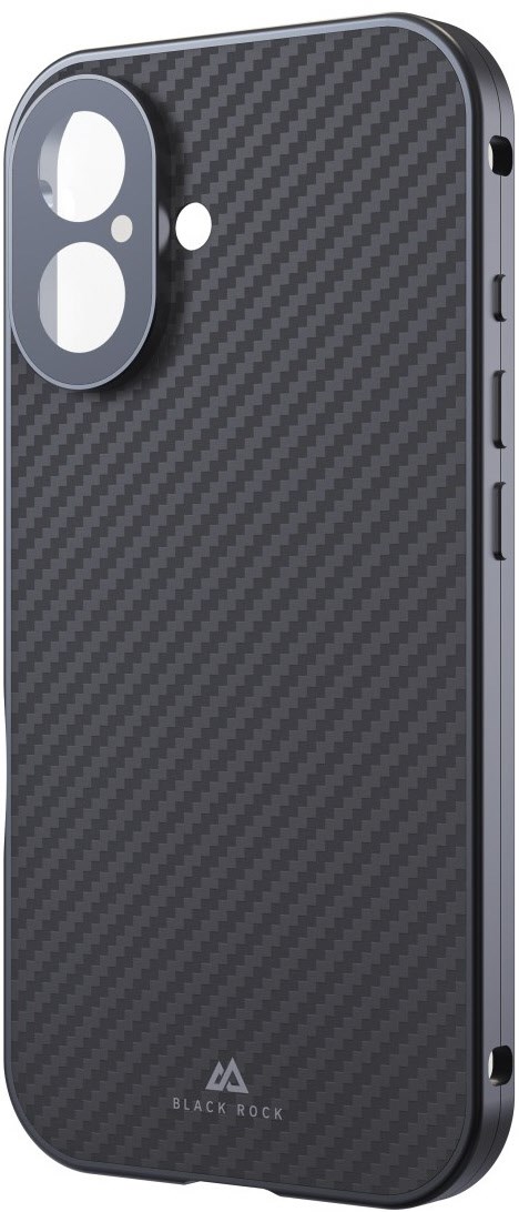 Cover 360° Glass für iPhone 16 real carbon von Black Rock