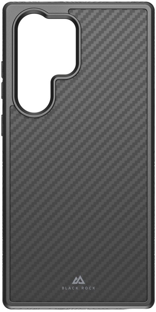 Cover Robust Carbon für Galaxy S23 Ultra schwarz von Black Rock