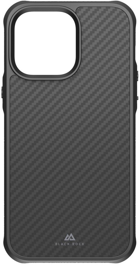 Cover Robust Carbon für iPhone 14 Pro Max schwarz von Black Rock